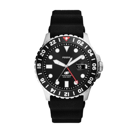 Fossil GMT 46mm Silicone Watch - Preorder