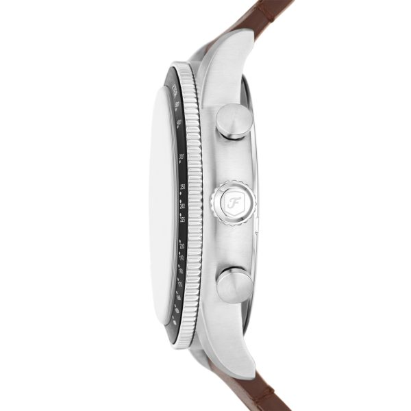 Fossil Sport Tourer 42mm Chronograph Leather Watch - Preorder