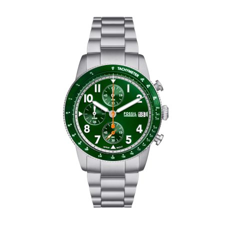 Fossil Sport Tourer 42mm Chronograph Stainless Steel Watch - Preorder
