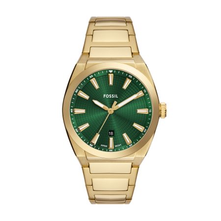 Gold-Tone / Green Dial