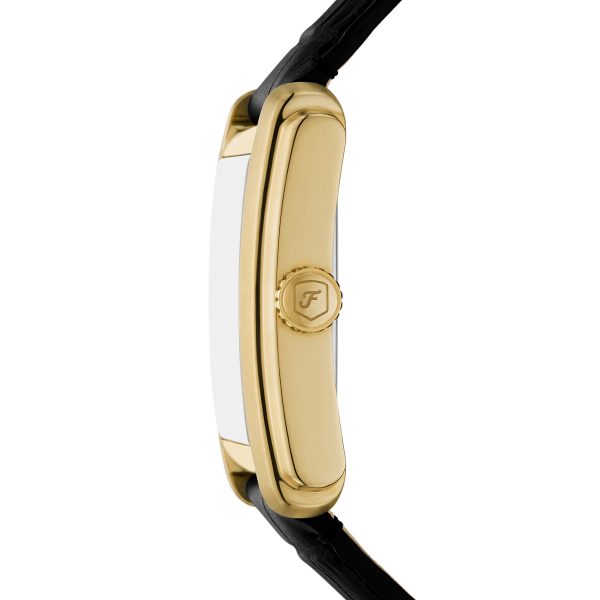 Fossil Carraway 30mm Three-Hand Croco Leather Watch - Preorder