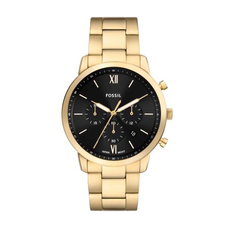 Gold-Tone / Black Dial