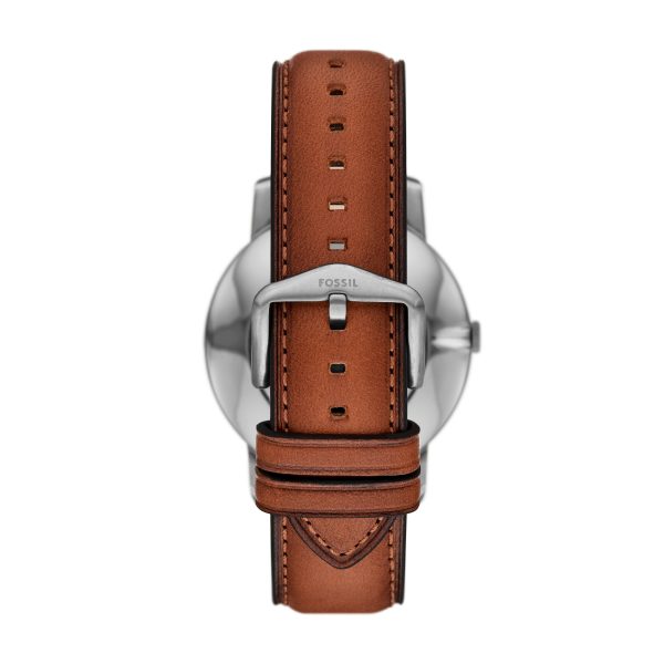 Fossil Minimalist 44mm Three-Hand Leather Watch - Preorder