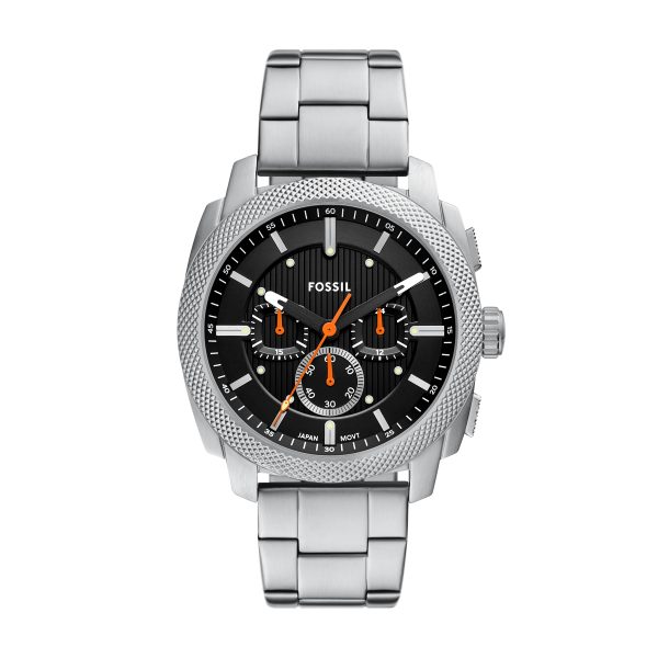 Fossil Machine 44mm Chronograph Stainless Steel Watch - Preorder