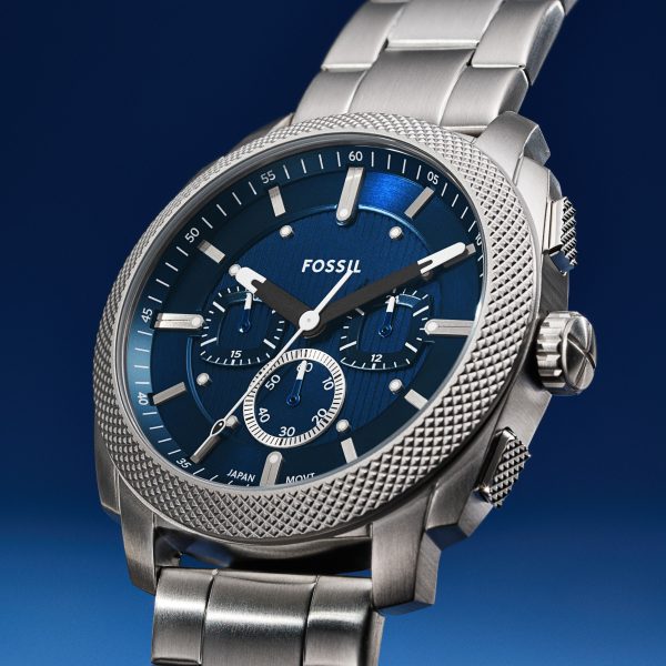 Fossil Machine 44mm Chronograph Stainless Steel Watch - Preorder