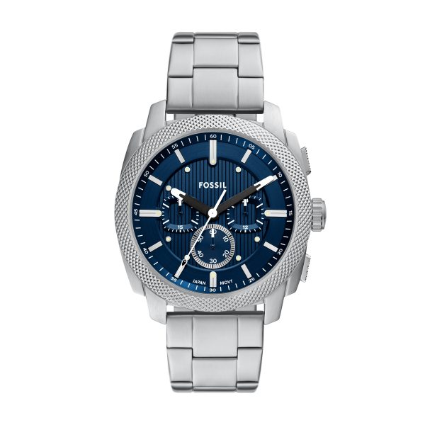 Fossil Machine 44mm Chronograph Stainless Steel Watch - Preorder