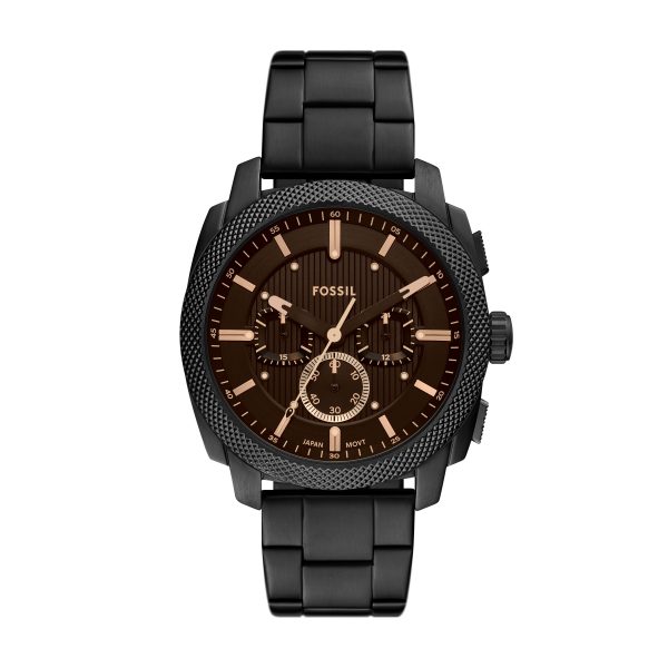 Fossil Machine 44mm Chronograph Stainless Steel Watch - Preorder