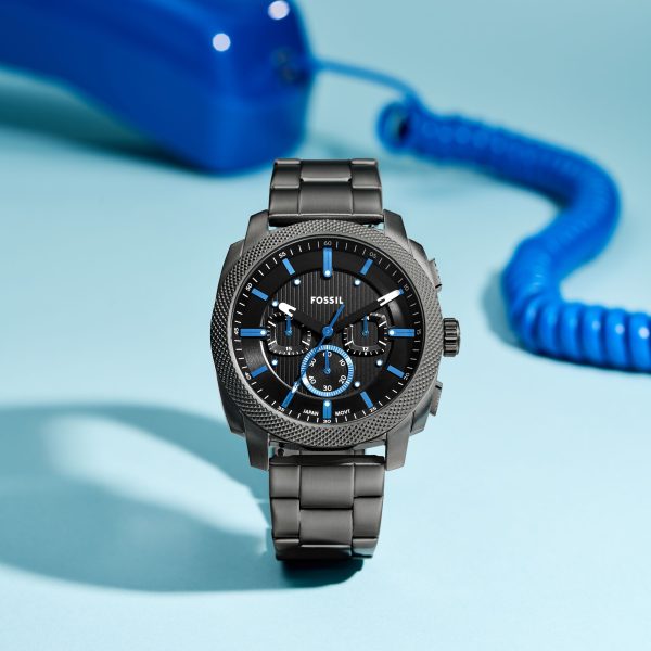 Fossil Machine 44mm Chronograph Stainless Steel Watch - Preorder