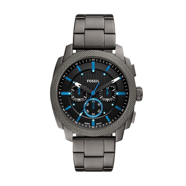 Fossil Machine 44mm Chronograph Stainless Steel Watch - Preorder