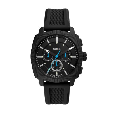 Fossil Machine 44mm Chronograph Silicone Watch - Preorder