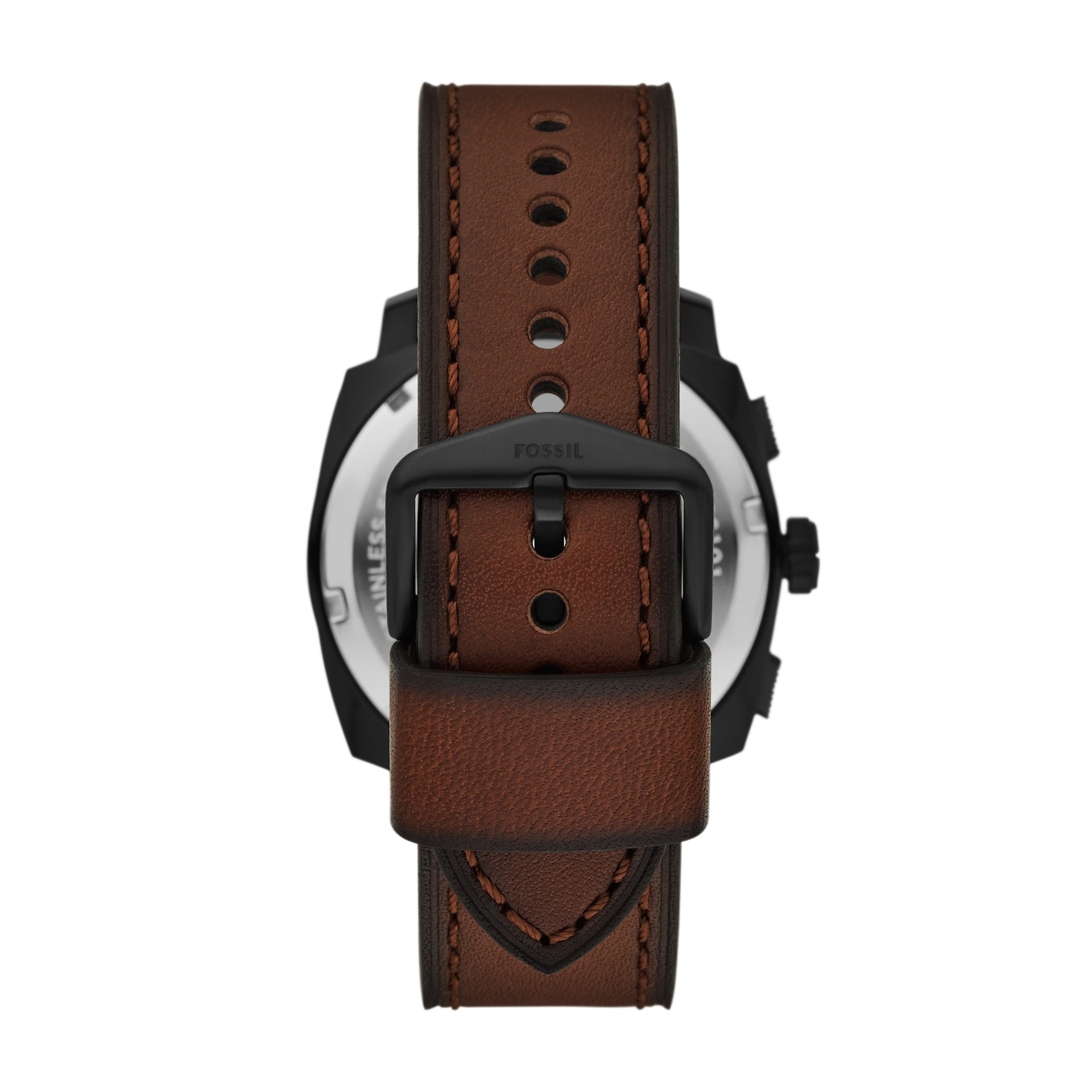 Fossil Machine 44mm Chronograph Leather Watch - Preorder - Image 2