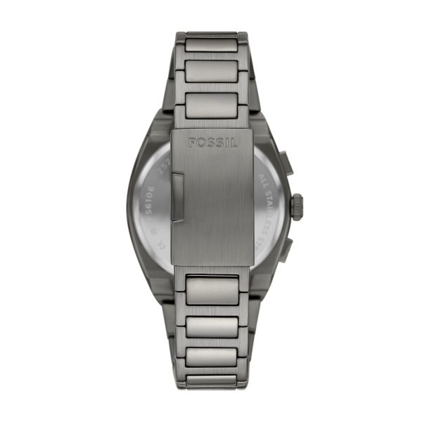 Fossil Everett 44mm Chronograph Stainless Steel Watch - Preorder