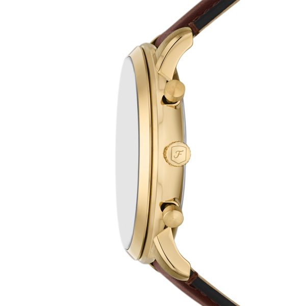 Fossil Neutra 44mm Chronograph Leather Watch - Preorder