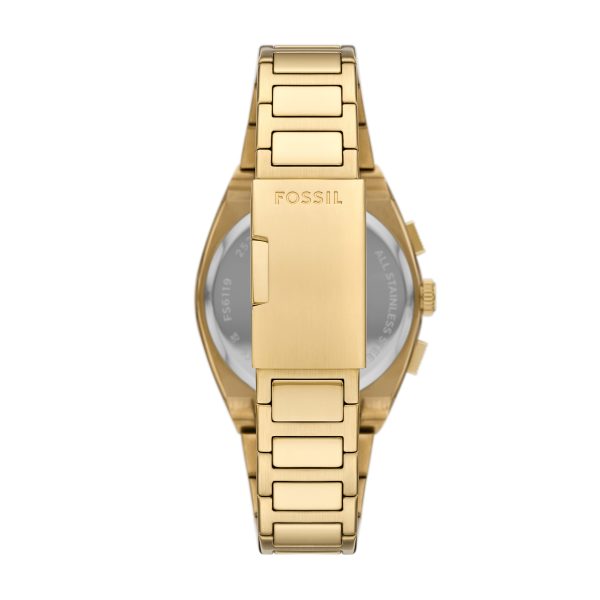 Fossil Everett 44mm Chronograph Stainless Steel Watch - Preorder
