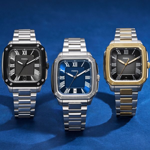 Fossil Crosby 42mm Three-Hand Date Stainless Steel Watch - Preorder
