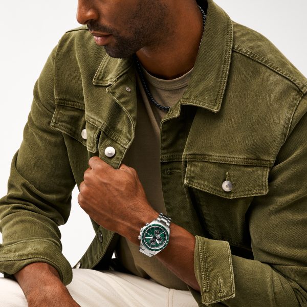 Fossil Autocross 42mm Multifunction Stainless Steel Watch - Preorder