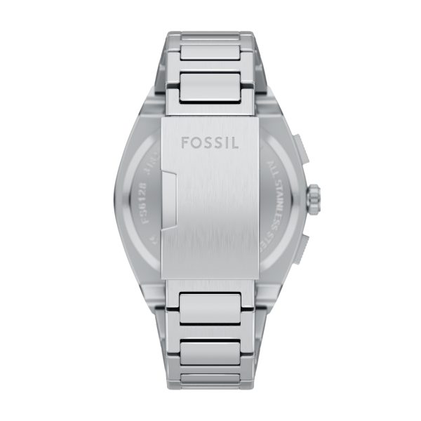 Fossil Everett 44mm Chronograph Stainless Steel Watch - Preorder