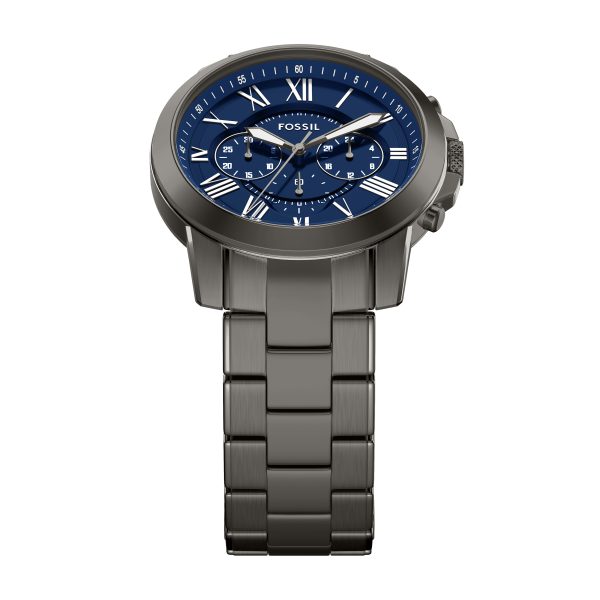 Fossil Grant 44mm Chronograph Stainless Steel Watch - Preorder