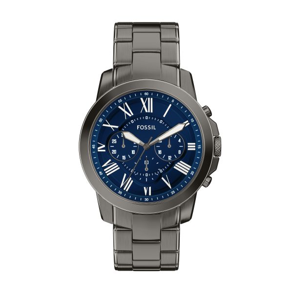 Fossil Grant 44mm Chronograph Stainless Steel Watch - Preorder
