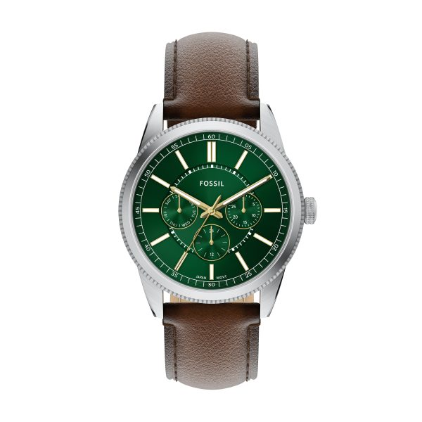 Fossil Pearson 42mm Multifunction Leather Watch - Preorder