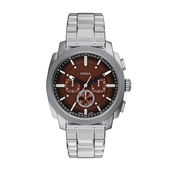 Fossil Machine 44mm Chronograph Stainless Steel Watch - Preorder