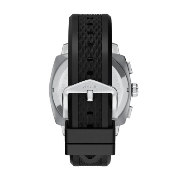 Fossil Machine 44mm Chronograph Silicone Watch and Bracelet Set - Preorder