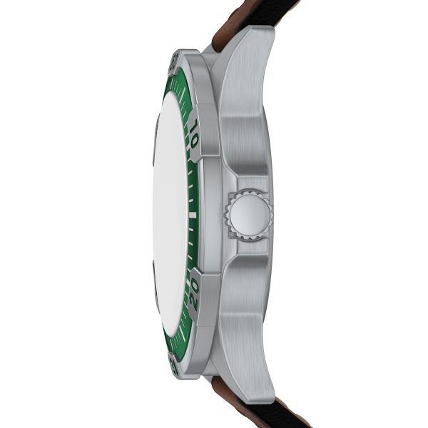 Fossil Garrett 44mm Multifunction Leather Watch - Preorder