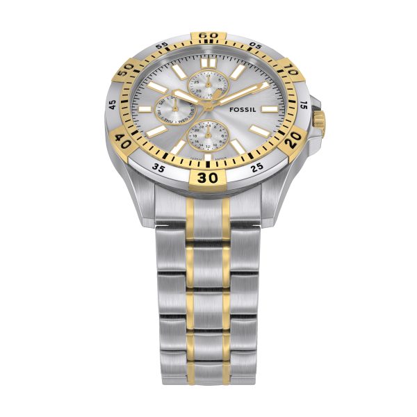 Fossil Garrett 44mm Multifunction Stainless Steel Watch - Preorder
