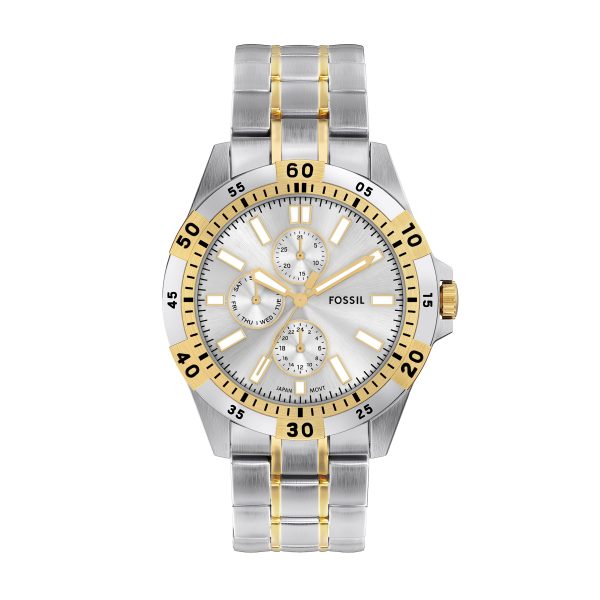 Fossil Garrett 44mm Multifunction Stainless Steel Watch - Preorder