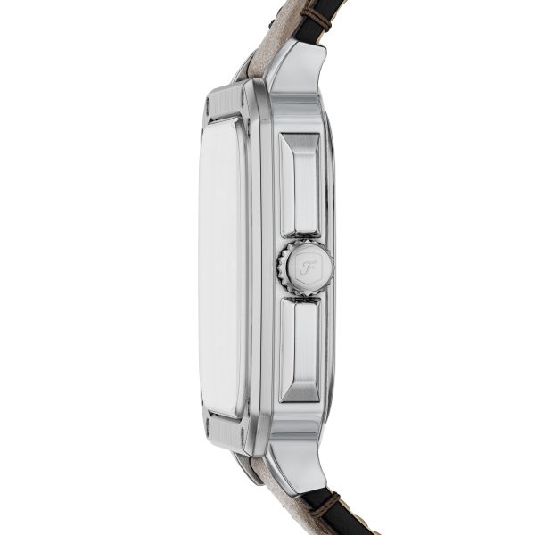 Fossil Crosby 42mm Three-Hand Leather Watch - Preorder