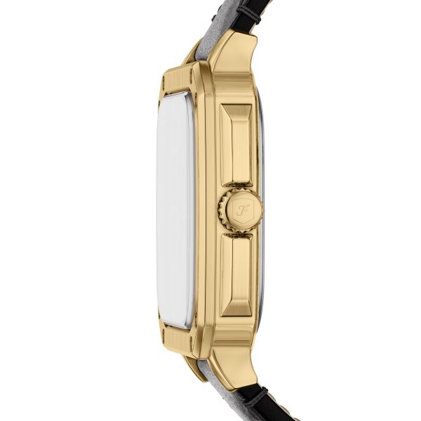 Fossil Crosby 42mm Three-Hand Leather Watch - Preorder