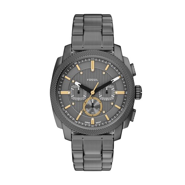 Fossil Machine 44mm Chronograph Stainless Steel Watch - Preorder