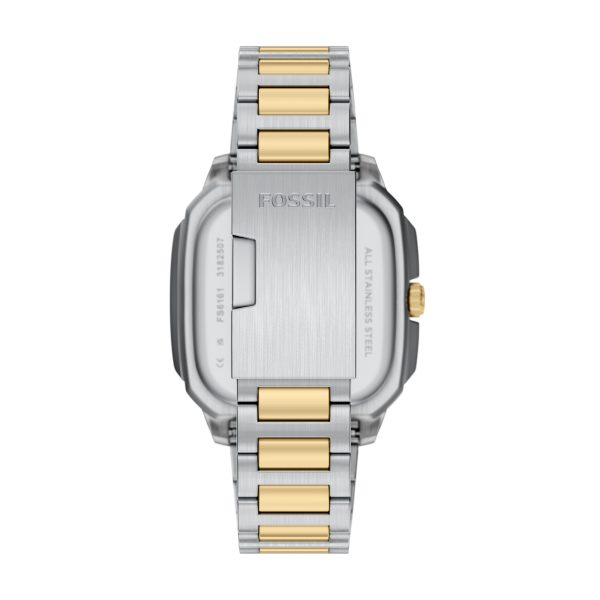 Fossil Crosby 42mm Three-Hand Date Stainless Steel Watch - Preorder