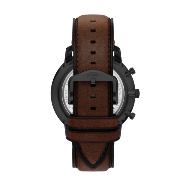 Fossil Neutra 44mm Chronograph Leather Watch - Preorder