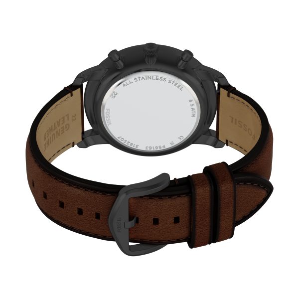Fossil Neutra 44mm Chronograph Leather Watch - Preorder