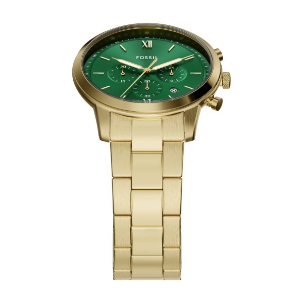 Fossil Neutra 44mm Chronograph Stainless Steel Watch - Preorder