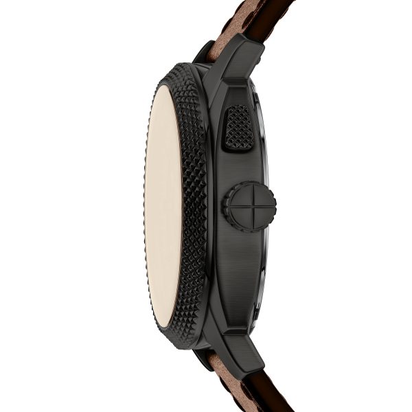 Fossil Machine Big Tic 41mm Leather Watch - Preorder