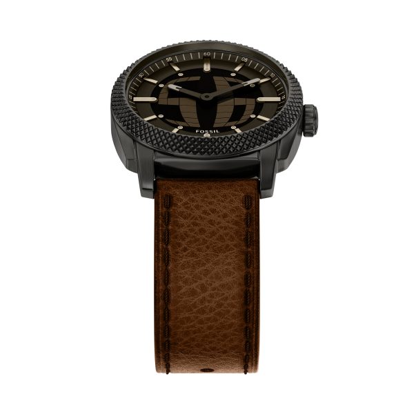 Fossil Machine Big Tic 41mm Leather Watch - Preorder