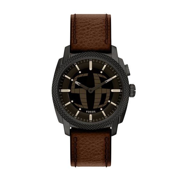 Fossil Machine Big Tic 41mm Leather Watch - Preorder
