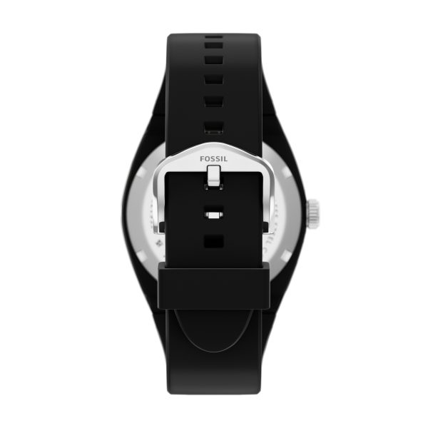 Fossil Everett 42mm Three-Hand Silicone Watch - Preorder