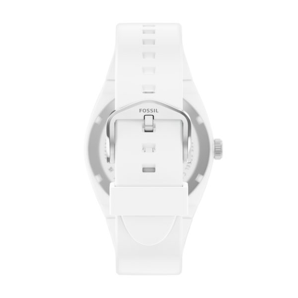Fossil Everett 42mm Three-Hand Silicone Watch - Preorder