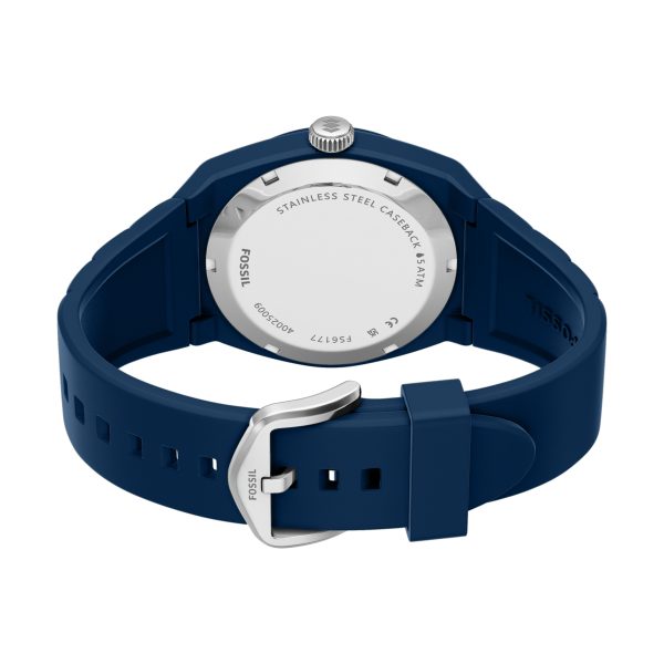 Fossil Everett 42mm Three-Hand Silicone Watch - Preorder