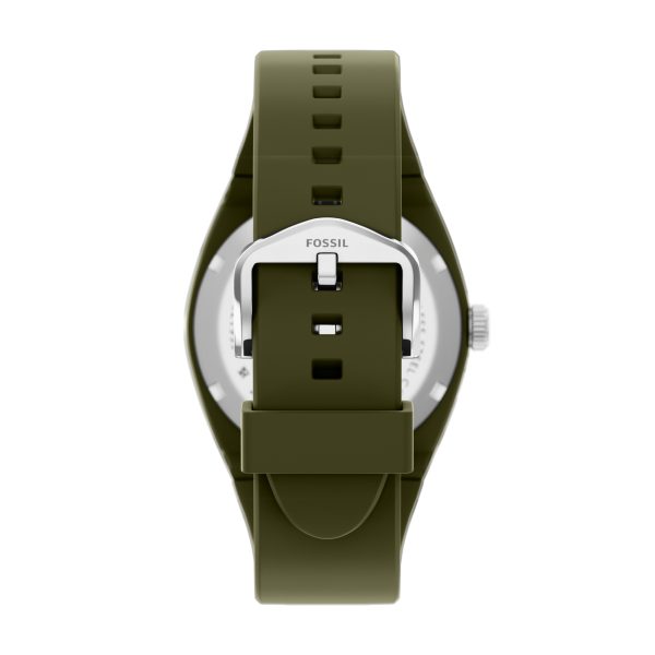 Fossil Everett 42mm Three-Hand Silicone Watch - Preorder
