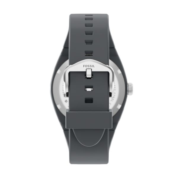 Fossil Everett 42mm Three-Hand Silicone Watch - Preorder