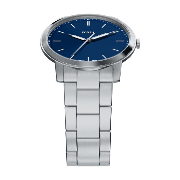 Fossil Minimalist 44mm Three-Hand Stainless Steel Watch - Preorder