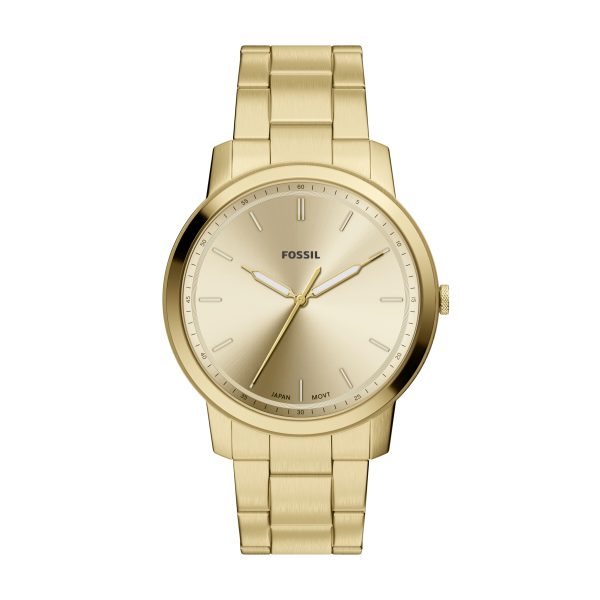 Fossil Minimalist 44mm Three-Hand Stainless Steel Watch - Preorder