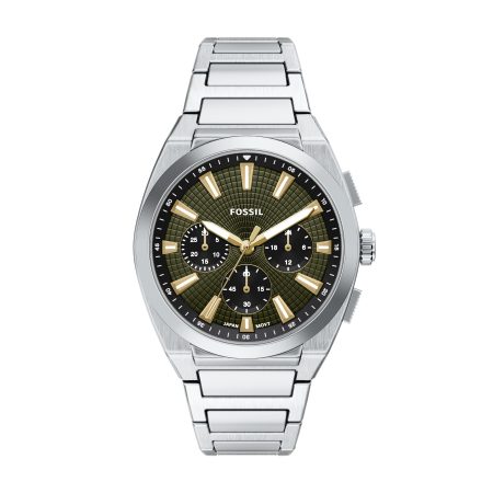 Silver / Green Dial