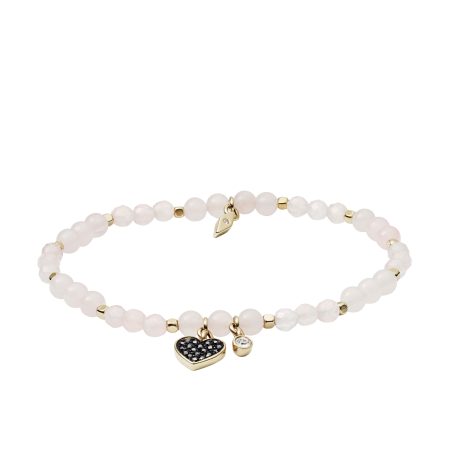 Fossil Rose Quartz Bracelet - Preorder