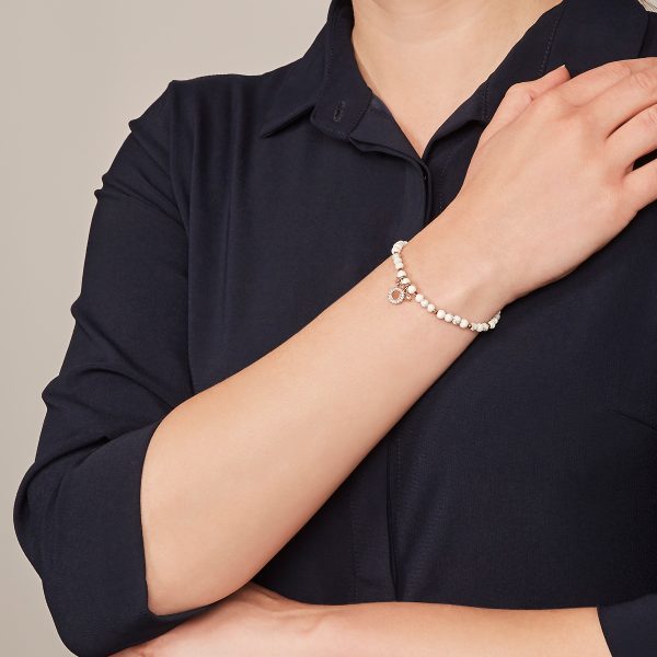 Fossil Howlite Bracelet - Preorder