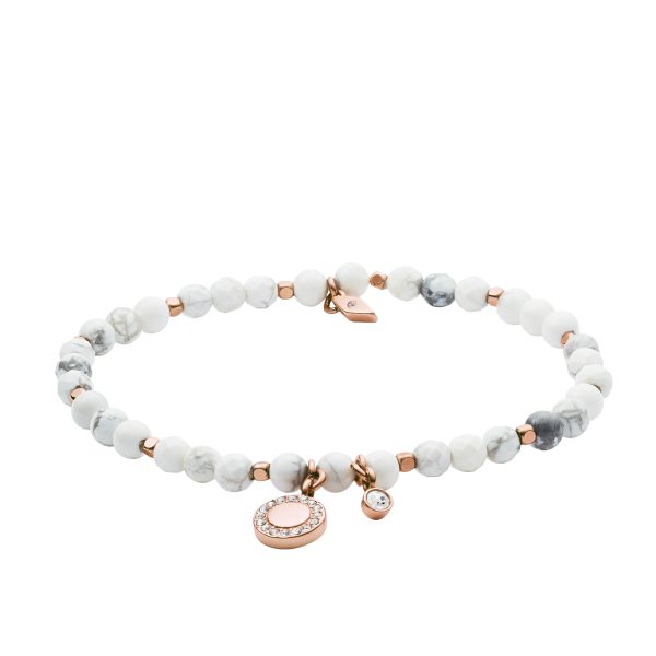 Fossil Howlite Bracelet - Preorder